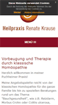 Mobile Screenshot of homoeopathie-schmid.de